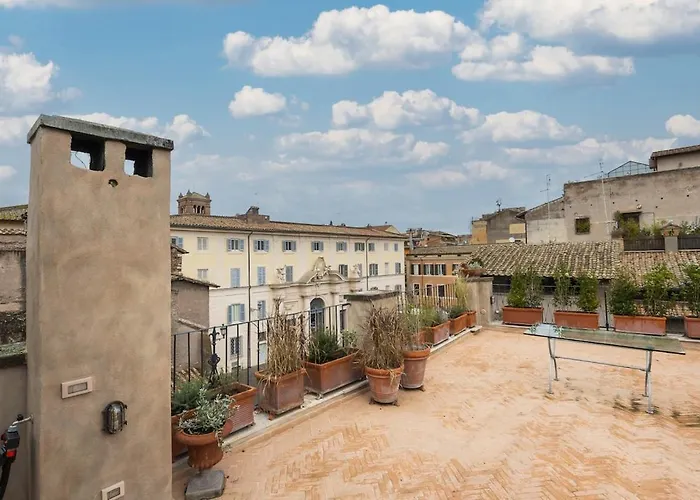 Trastevere Luxury Panoramic Terrace Apartment